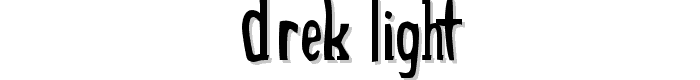 Drek Light font